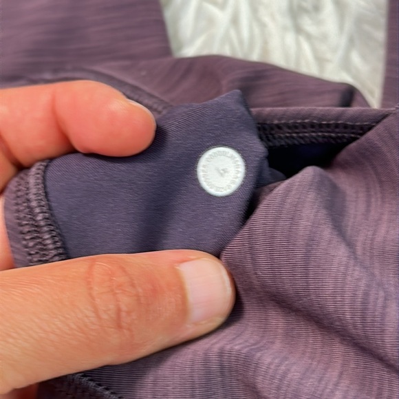 Lululemon Invigorate High-Rise Crop 23" Heathered Black Currant - Picture 6 of 7